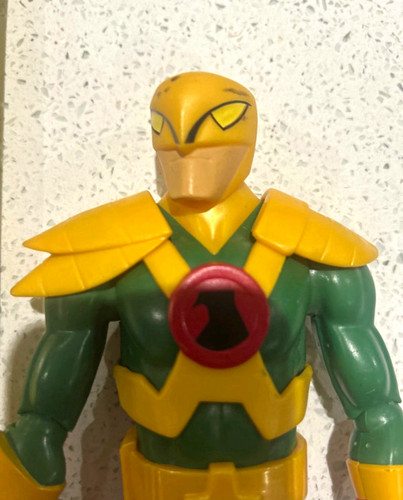 Green yellow red plastic - red,