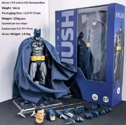 Batman figure model black blue - model, black/blue