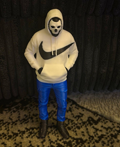 Hooded masked plastic action - hooded,
