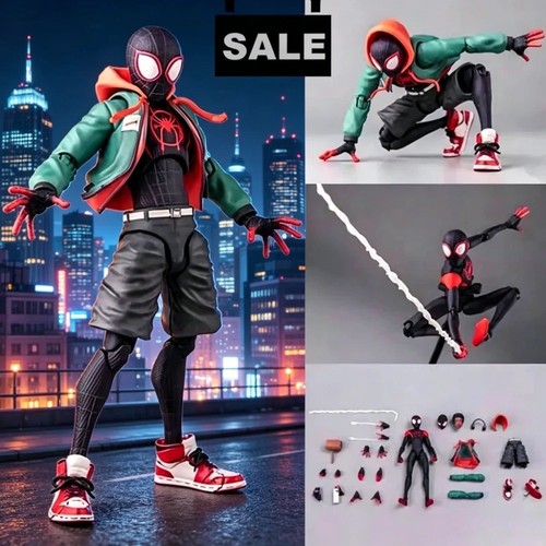 Spiderman miles morales - spiderman, pvc