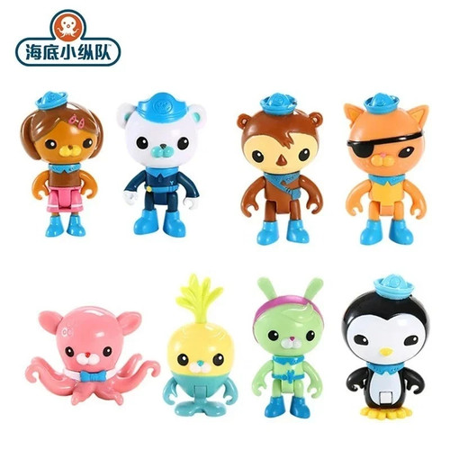 8pcs set the octonauts action - the,